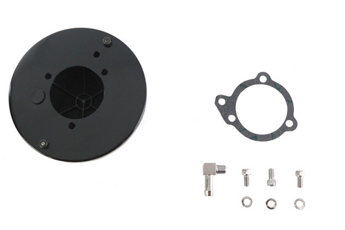 Wyatt Gatling #63363B - Wyatt Gatling Round Mesh Air Cleaner Black