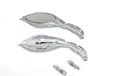 Wyatt Gatling #M60-6288 - Flame Mirror Set Chrome
