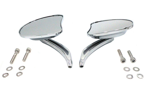 Wyatt Gatling #77888B4 - Mini Tapered Mirror Set with Short Slotted Stem