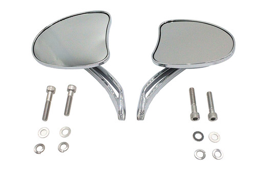 Wyatt Gatling #77888B4 - Mini Tapered Mirror Set with Short Slotted Stem