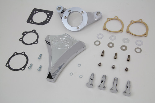 V-Twin - Chrome Wyatt Gatling Air Cleaner Assembly