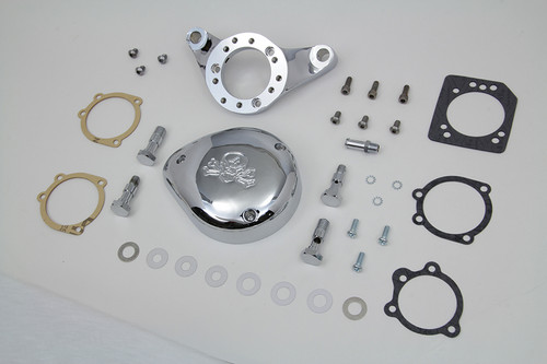 V-Twin - Chrome Wyatt Gatling Air Cleaner Assembly