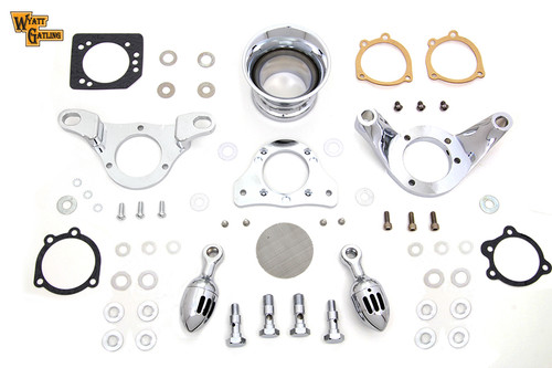 V-Twin - Chrome Wyatt Gatling Velocity Stack Assembly