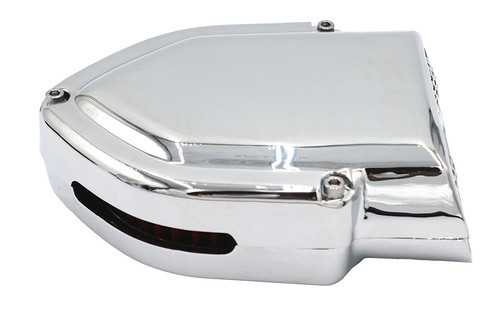 Wyatt Gatling #6137 - Wyatt Gatling Chrome V-Charger Air Cleaner