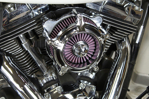 Wyatt Gatling - Exposed Filter Air Cleaner Kit Chrome