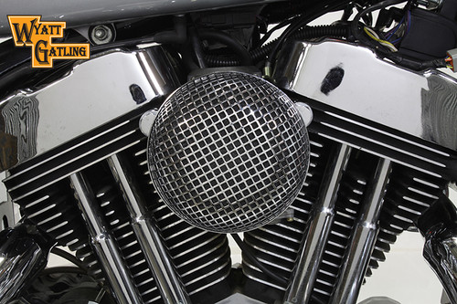 V-Twin - Chrome Wyatt Gatling Air Cleaner Assembly