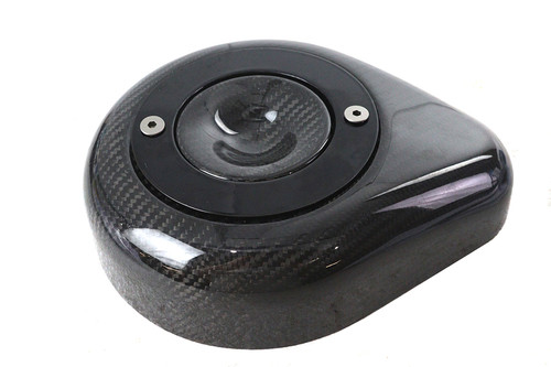V-Twin #79103 - Teardrop Air Cleaner Cover Carbon Fiber