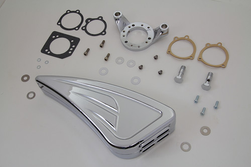V-Twin - Chrome Wyatt Gatling Air Cleaner Assembly