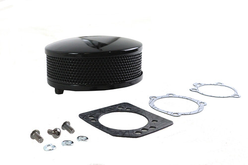 Wyatt Gatling #16415AB - Wyatt Gatling Round Air Cleaner Black