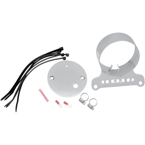 Drag Specialties - Single Gauge Bracket - Chrome