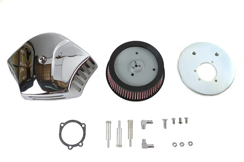 Wyatt Gatling #120211 - V-Force Air Cleaner Kit Chrome Billet