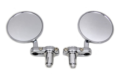 Wyatt Gatling #270005 - Cafe Style Mirror Set Chrome