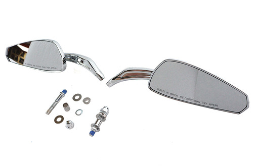 Wyatt Gatling - Wyatt Gatling Teardrop Mirror Set Chrome