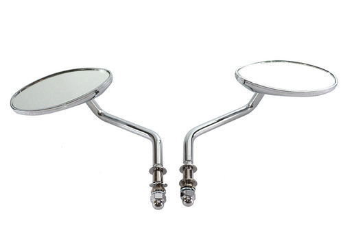 Wyatt Gatling #72314 - Wyatt Gatling Oval Mirror Set Chrome