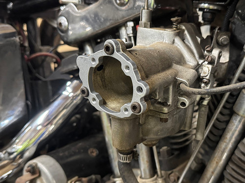 V-Twin - Linkert Air Cleaner Adapter to Keihin Carburetors