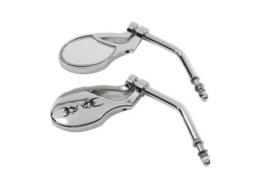 Wyatt Gatling #M60-6323 - Oval Mirror Set Chrome