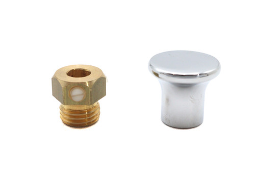 V-Twin - Carburetor Choke Cable Knob Chrome