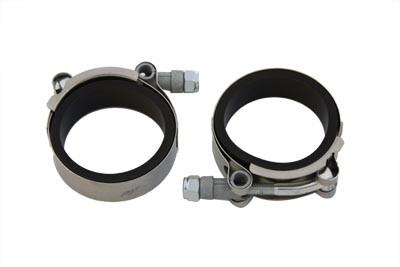 V-Twin - Power Intake Manifold Clamp Kit with Flat Seals