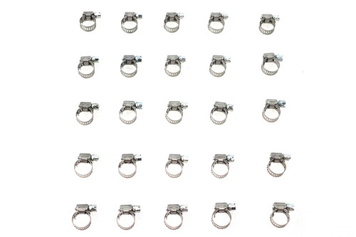 V-Twin #3504 B *1000 - Stainless Steel Fuel Line Hose Clamp
