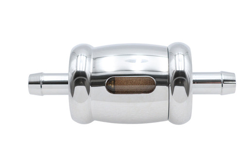 V-Twin - Billet Fuel Filter Chrome