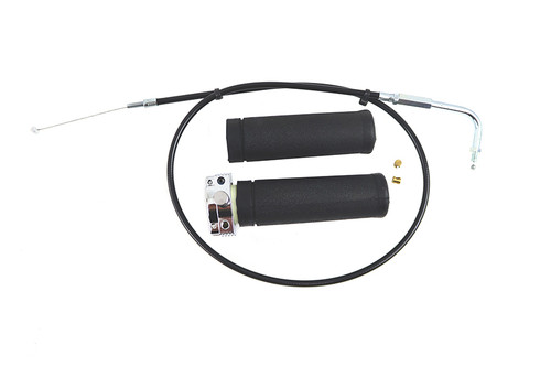 V-Twin #H17-0578 - Handlebar Throttle Cable Assembly Single