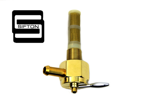 Sifton #03-0069BRR - Sifton Brass Hex Petcock 90° Right Hand Spigot