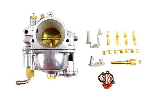 V-Twin #ULTR2P - OKO Performance Shorty 47mm Carburetor Polished