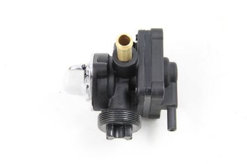 V-Twin - Vacuum Petcock Fuel Valve Black