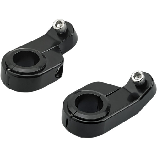 Biltwell #6903-201 - O/S Speed Clamps - Black Electroplated - Angled