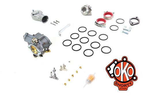 V-Twin - OKO 47mm Shorty Carburetor Kit