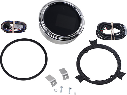 Tank Speedometer - Chrome Bezel - 4.5" - 04-10