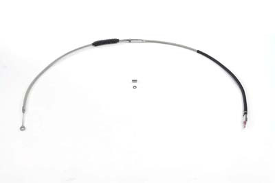 V-Twin #H11-0094SP - 64.75 inch Braided Stainless Steel Clutch Cable