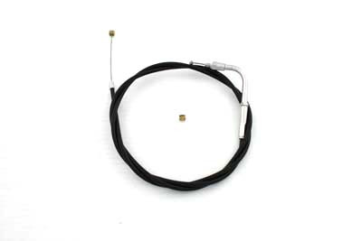 Barnett #101-30-30901-12 - Black Throttle Cable with 90° Elbow Fitting