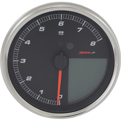 Koso North America #BA072000 - HD-05 Multifunction Meter - Silver