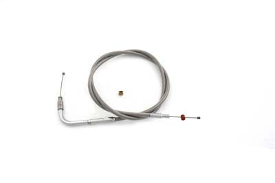 Barnett #102-31-30011 - Braided Stainless Steel Throttle Cable with 38 inch Casing