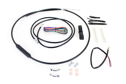 V-Twin #40285 - 12 inch-14 inch Handlebar Cable and Brake Line Kit