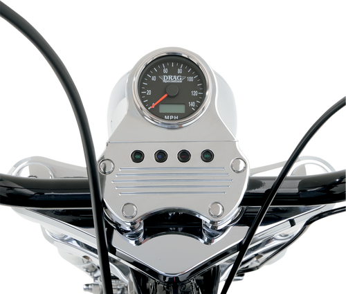 Drag Specialties Snap-In Indicator Light - Turn - Black Bezel