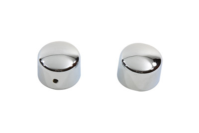 V-Twin - Chrome Front Axle Nut Cap Set