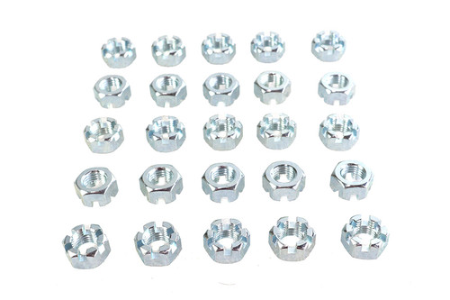V-Twin #95030A180 - Zinc Plated 7/16 inch-20 Lock Nut
