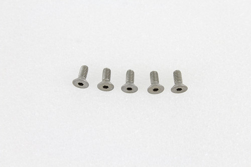 V-Twin #67560169 - 1/4 inch-20 x 5/8 inch Flathead Screw Stainless Steel