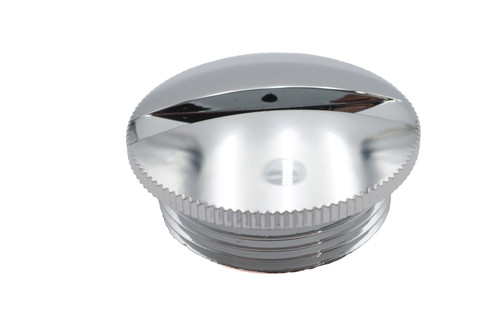 V-Twin #37.0452 - Primary Cover Filler Cap Chrome