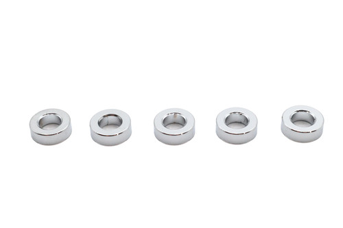 V-Twin - Chrome Spacers 1/4 inch X 1/2 inch X 3/32 inch