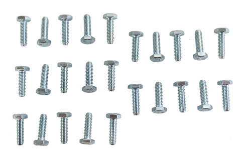 V-Twin - Hex Cap Bolts Zinc 1/4 inch X 7/8 inch