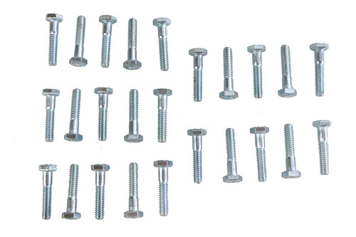 V-Twin - Hex Cap Bolts Zinc 1/4 inch X 1-1/4 inch