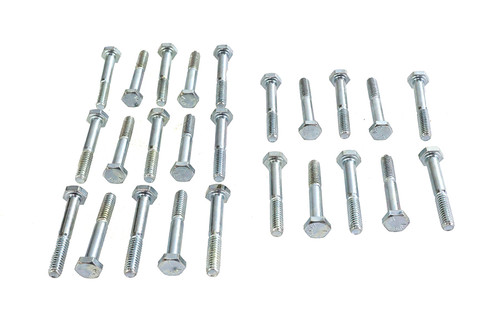 V-Twin - Hex Cap Bolts Zinc 1/4 inch X 1-3/4 inch