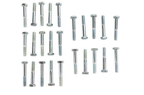 V-Twin - Hex Cap Bolts Zinc 1/4 inch X 1-3/4 inch