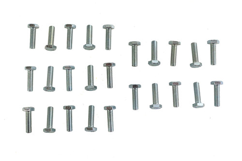V-Twin - Hex Cap Bolts Zinc 1/4 inch x 7/8 inch