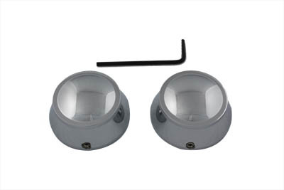 V-Twin - Swingarm Pivot Caps Chrome