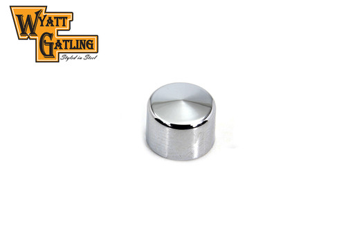 V-Twin #45-6657-25 - Wyatt Gatling Chrome Allen Head Bolt Caps 1/4 inch