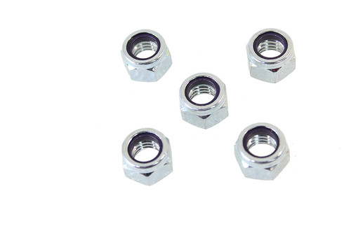 V-Twin #52591351 *100'S - Zinc Plated 7/16 inch-14 Nyloc Lock Nut